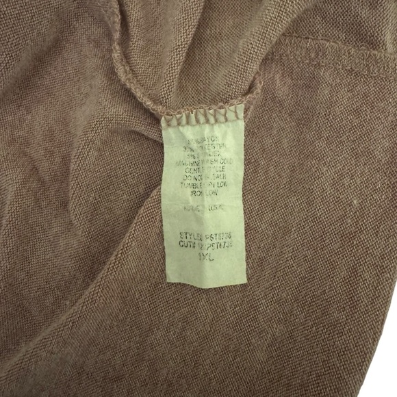 Paisley Sky Ruffle Sleeve Tank Top – Women’s 1X - Picture 3 of 3